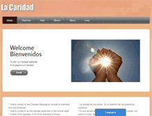 Tablet Screenshot of lacaridad.net